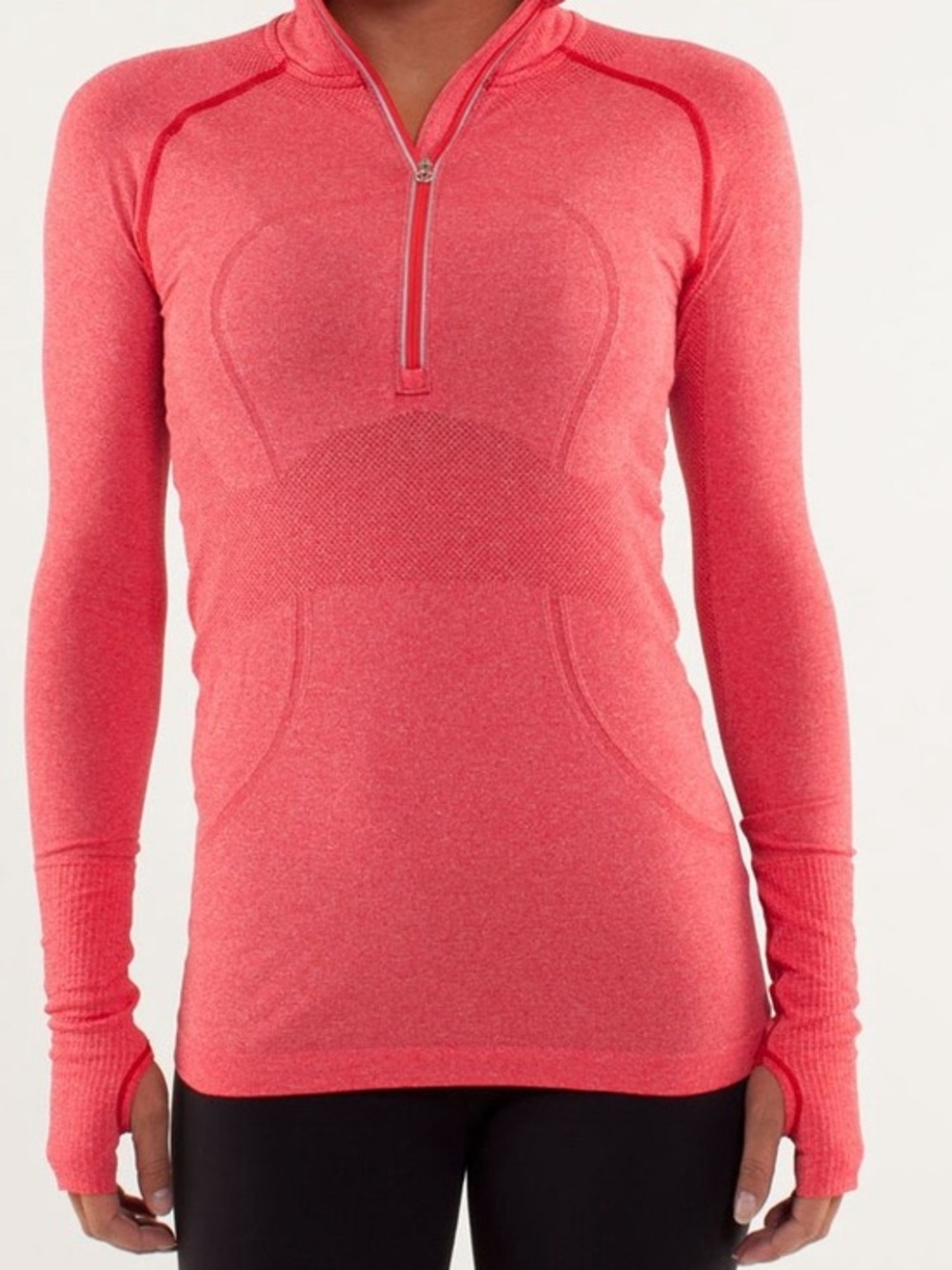 Lululemon Run Swiftly Tech 1/2 Zip Pullover in Currant Sz 10